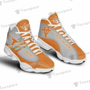 NCAA Texas Longhorns Orange Grey Air Jordan 13 Shoes