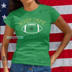 Notre Dame Clover Football Basic Shirt