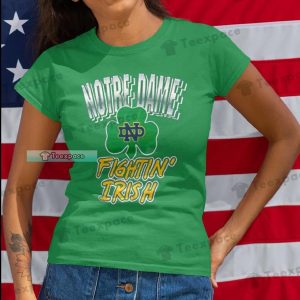 Notre Dame Fighting Irish Clover Football Shirt