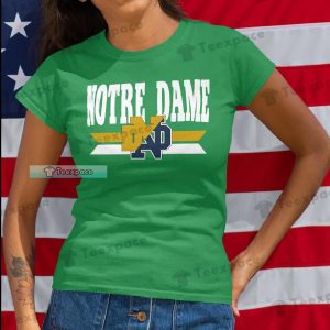 Notre Dame Fighting Irish Football Linear Shirt