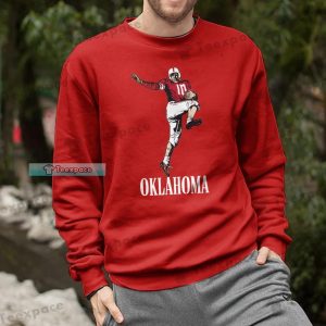 Oklahoma Sooners Cartoon Football Sweatshirt