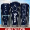 Personalized Dallas Cowboys Grey Star Tumbler