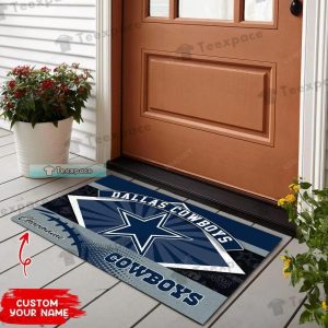 Personalized Dallas Cowboys Shining Star Doormat