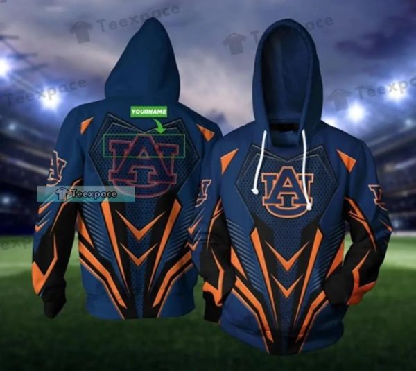 Personalized Jogger Racing Style Auburn Tigers Hoodie