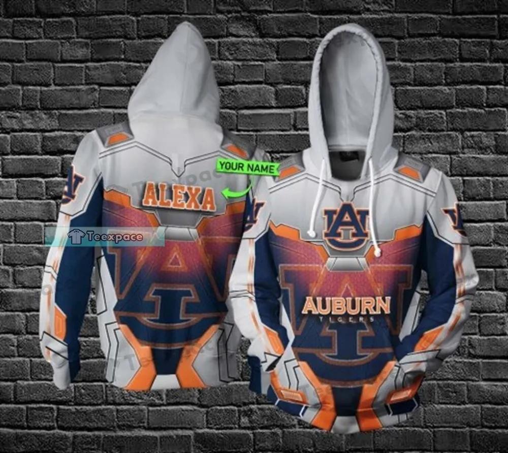 Personalized Technology Style Auburn Tigers Hoodie