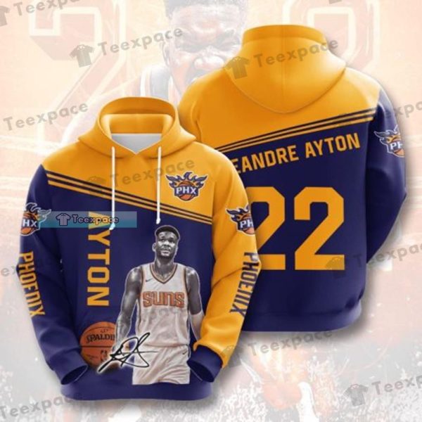 Phoenix Suns Deandre Ayton Hoodie Gifts for Suns fans