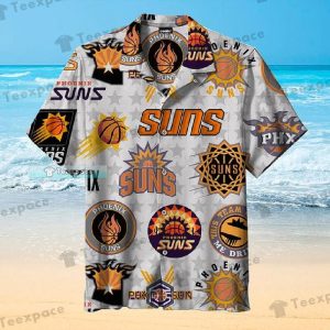 Phoenix Suns Logo Combined Hawaiian Shirt Suns Gifts 1