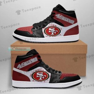 San Francisco 49Ers Nfl Football Air Sneakers Sneakers Sport Sneakers High Top Air Jordan Sneaker 2 men and women size US 1