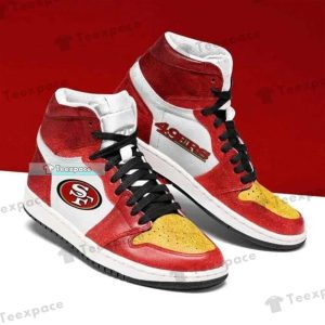 San Francisco 49Ers Nfl Football Air Sneakers Sneakers Sport Sneakers High Top Air Jordan Sneaker men and women size US 1