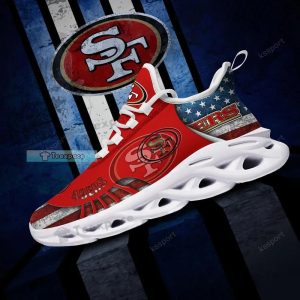 San Francisco 49ers American Blur Logo Pattern Max Soul Shoes 4