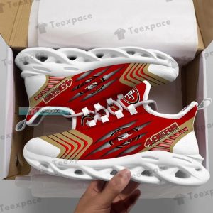 San Francisco 49ers Claw Curved Pattern Max Soul Shoes 2