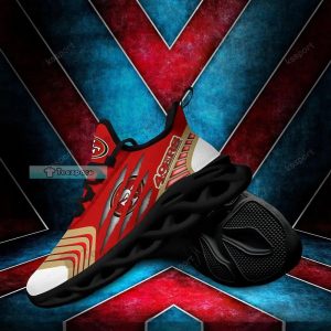 San Francisco 49ers Claw Curved Pattern Max Soul Shoes 4