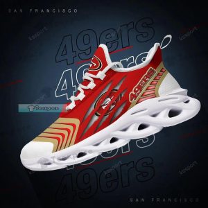 San Francisco 49ers Claw Curved Pattern Max Soul Shoes 5