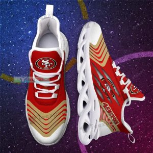 San Francisco 49ers Claw Curved Pattern Max Soul Shoes 6