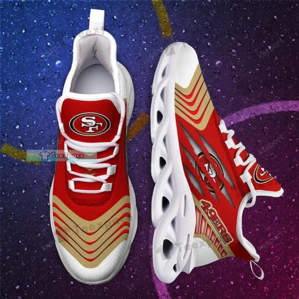 San Francisco 49ers Claw Curved Pattern Max Soul Shoes