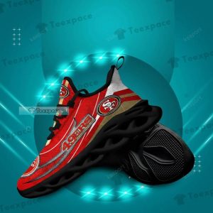 San Francisco 49ers Hexagon Dusty Texture Max Soul Shoes 4