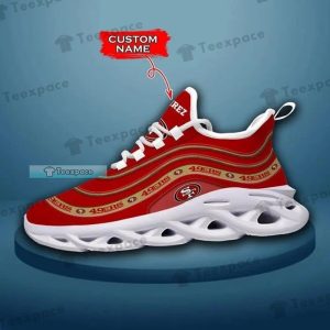 San Francisco 49ers Letter Curved Texture Max Soul Shoes 2