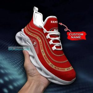 San Francisco 49ers Letter Curved Texture Max Soul Shoes 3