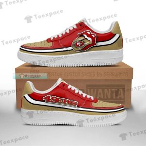 San Francisco 49ers Sexy Lips Air Force Shoes 4