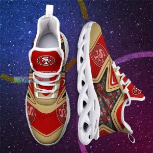 San Francisco 49ers Star Logo Pattern Max Soul Shoes 6