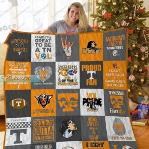 Saturday Are For Tennessee Volunteers Sherpa Blanket