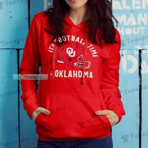 Sooners It’s Football Time In Oklahoma Shirt
