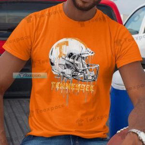 Tennessee Volunteers Helmet Melted Shirt Volunteers Gifts for him Unisex T Shirt
