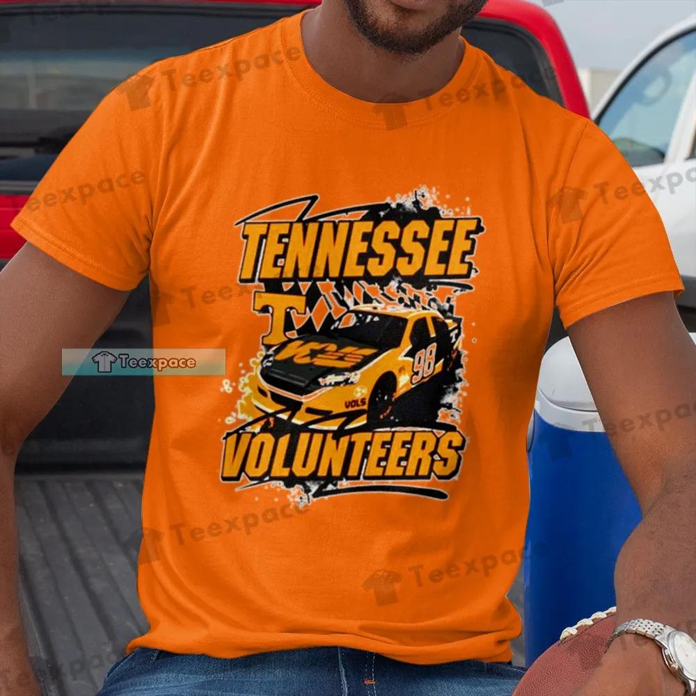 Tennessee Volunteers Racecar Shirt Gifts for Volunteers fans