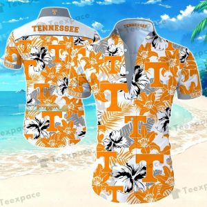 Tennessee Volunteers Tropical Flower Pattern Hawaiian Shirt