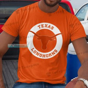 Texas Longhorns Circle Letter Logo Pattern Shirt