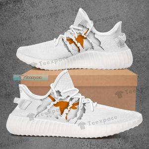 Texas Longhorns Claw Texture Yeezy Shoes