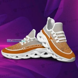 Texas Longhorns Curved Letter Print Pattern Max Soul Shoes