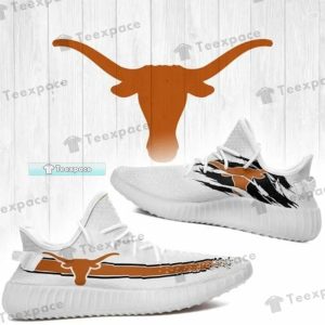 Texas Longhorns Scratch Brush Pattern Yeezy Shoes