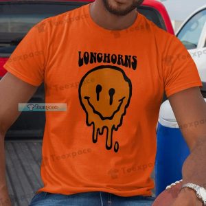 Texas Longhorns Smile Face Melting Shirt