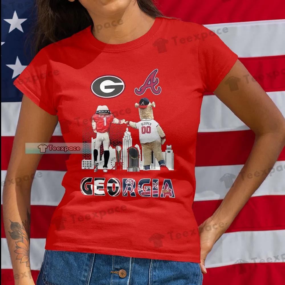 The Dawgs Georgia City T Shirt Womens