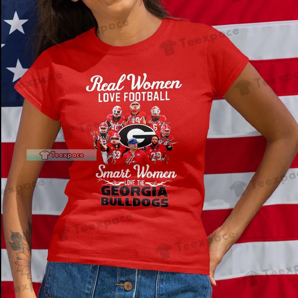 The Dawgs Smart Women Love Georgia Bulldogs T Shirt Womens