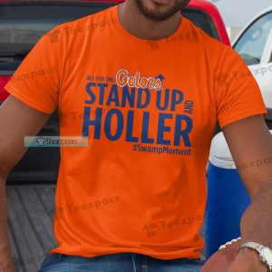 The Swamp For All The Gators Stand Up And Holler Shirt