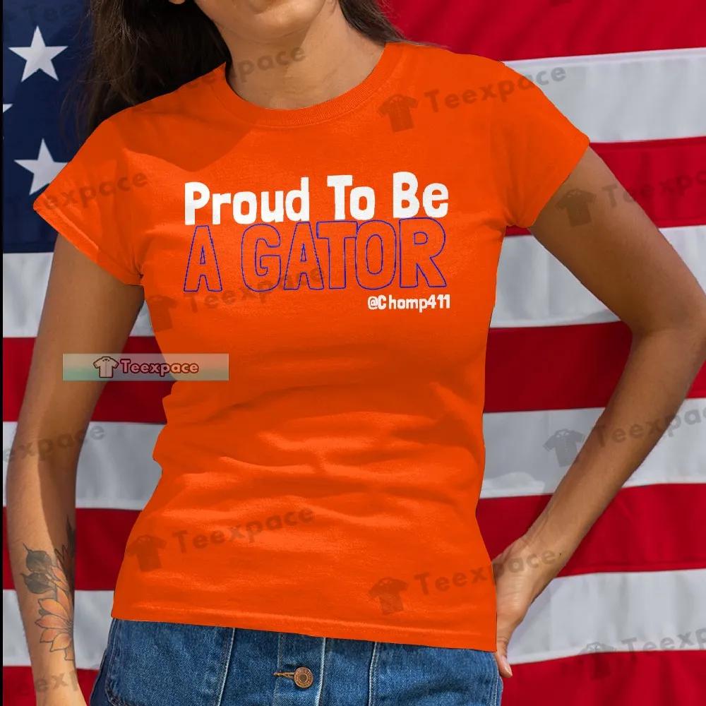 The Swamp Proud To Be A Gator T Shirt Womens