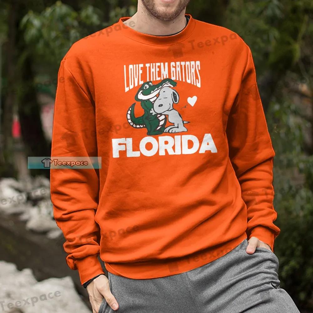 The Swamp Snoopy Love Them Gators Sweatshirt