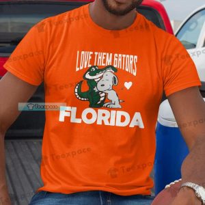 The Swamp Snoopy Love Them Gators Shirt