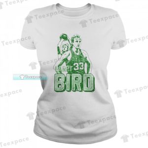 33 Larry Bird Larry Legend Boston Celtics T Shirt Womens 1