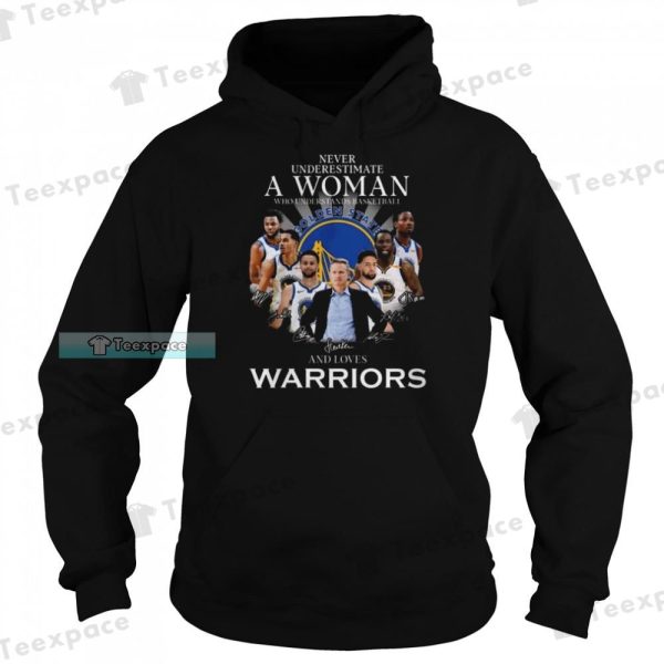 A Woman Who Understand Basketball And Love Warriors Shirt