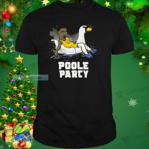 Animated Chibi Jordan Poole Party Golden State Warriors Shirt