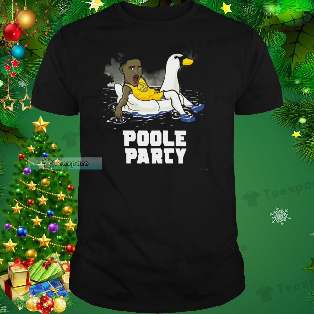 Animated Chibi Jordan Poole Party Golden State Warriors Unisex T Shirt