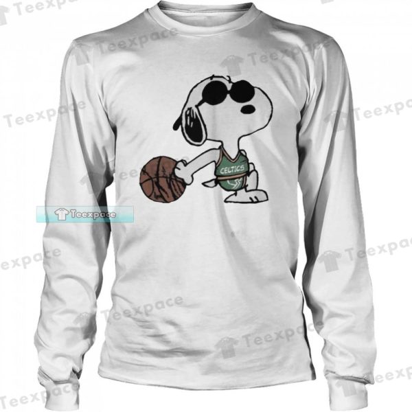 Basketball Snoopy Dog Boston Celtics Shirt
