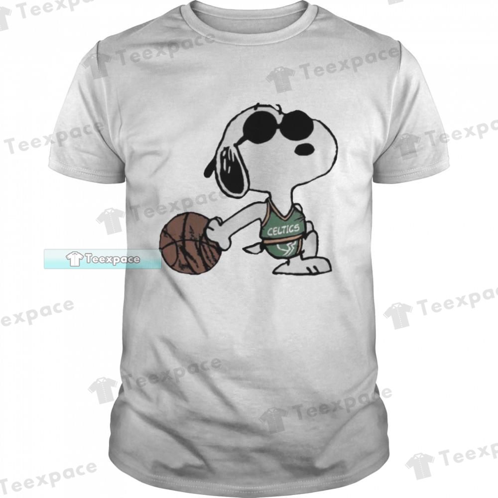 Basketball Snoopy Dog Boston Celtics Unisex T Shirt