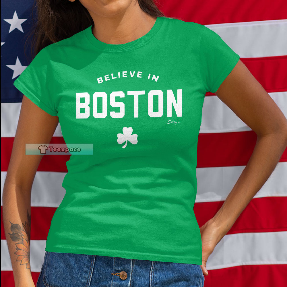 Believe In Boston T Shirt Red Sox