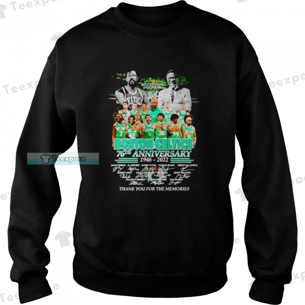 Bill Russell 76th Anniversary Boston Celtics Sweatshirt
