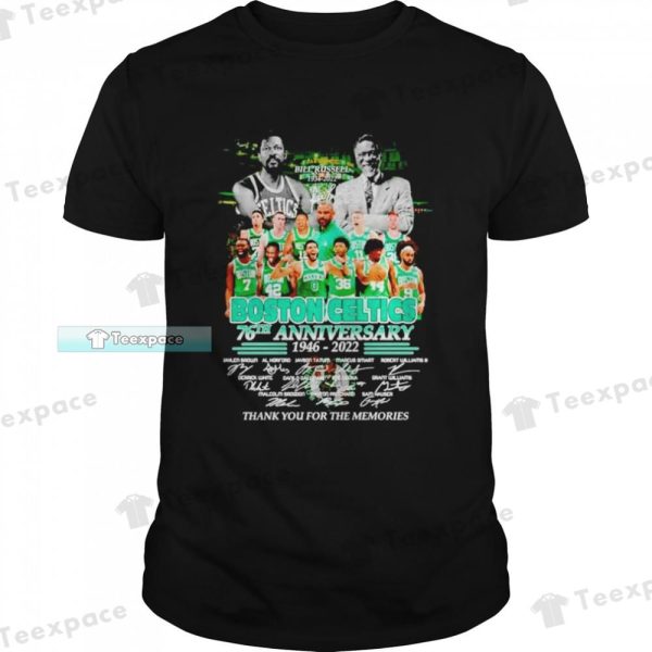Bill Russell 76th Anniversary Boston Celtics Shirt