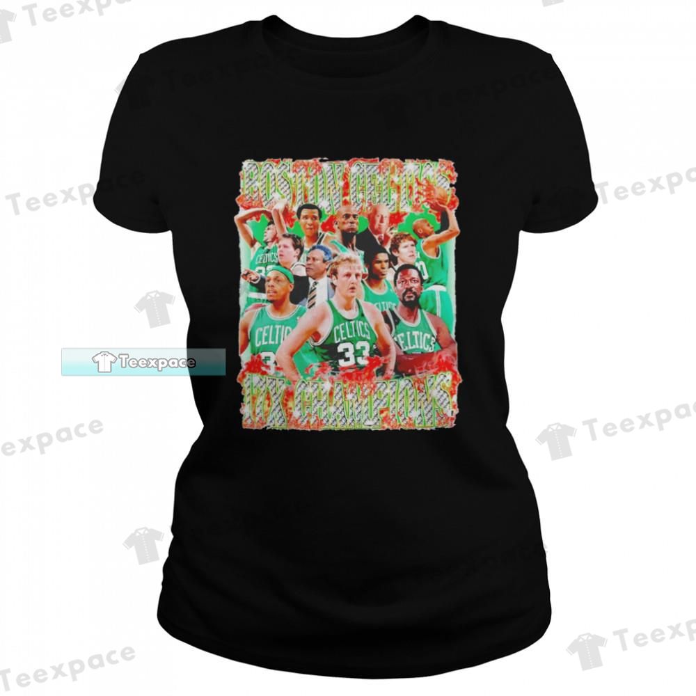 Boston Celtics 17X Champions Celtics T Shirt Womens